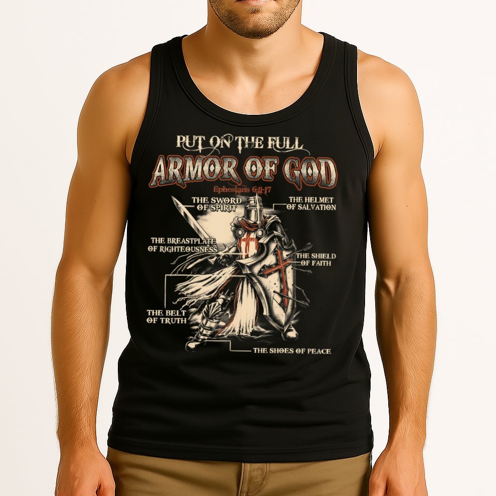 Put On The Full Armor Of God Jesus Tank Top