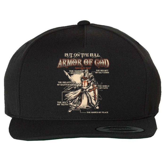 Put On The Full Armor Of God Jesus Wool Snapback Cap