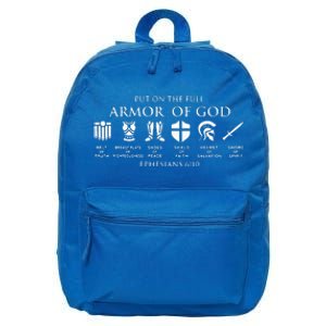 Put On The Full Armor Of God 16 in Basic Backpack