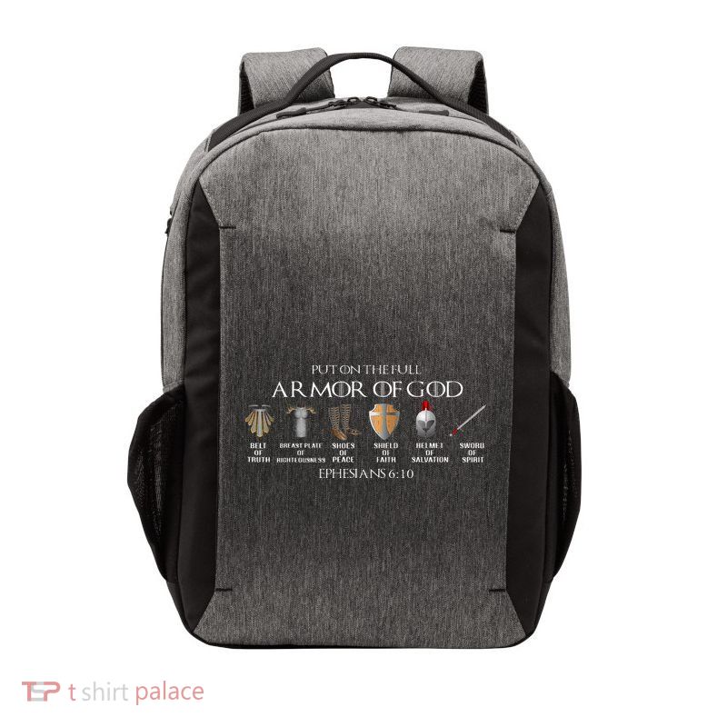 Put On The Full Armor Of God Belt Of Truth Breast Plate Of Vector Backpack