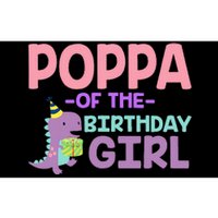 Poppa Of The Birthday For Girl Saurus Rex Dinosaur Party Bumper Sticker