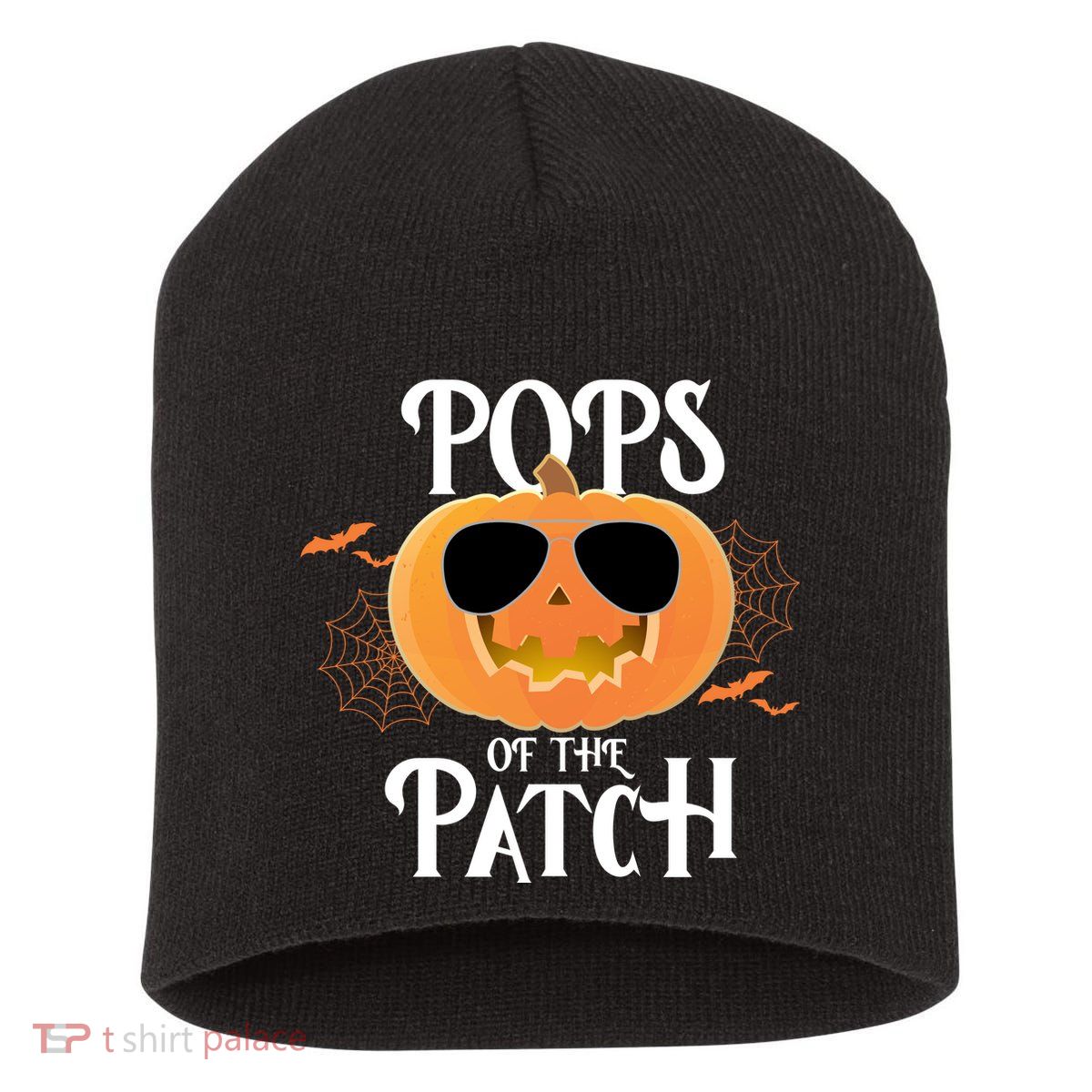 Pops Of The Patch Short Acrylic Beanie