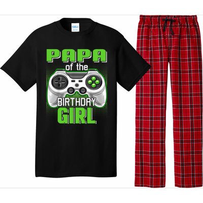 Papa Of The Birthday Video Game Bday Top Gamer Party Gift Pajama Set