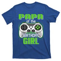 Papa Of The Birthday Video Game Bday Top Gamer Party Gift T-Shirt