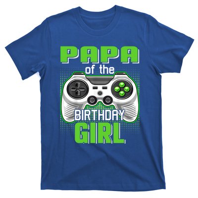 Papa Of The Birthday Video Game Bday Top Gamer Party Gift T-Shirt