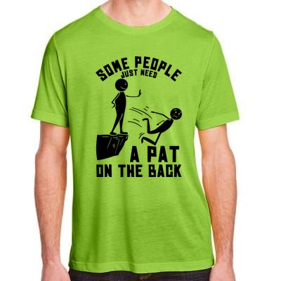 Pat On The Back Funny Adult ChromaSoft Performance T-Shirt