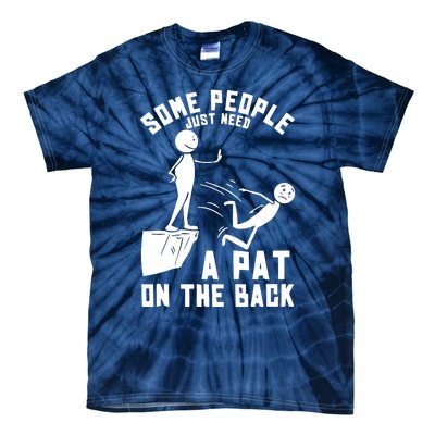 Pat On The Back Funny Tie-Dye T-Shirt