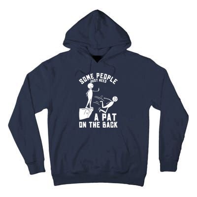 Pat On The Back Funny Tall Hoodie