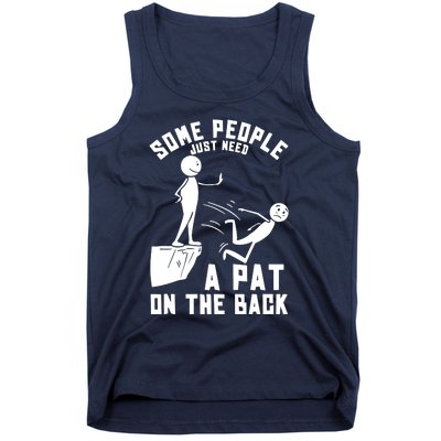 Pat On The Back Funny Tank Top