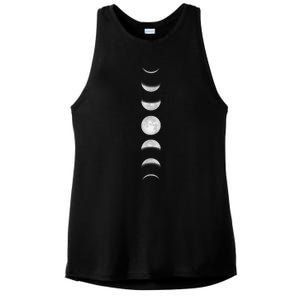 Phases Of The Moon Ladies PosiCharge Tri-Blend Wicking Tank