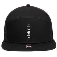 Phases Of The Moon 7 Panel Mesh Trucker Snapback Hat