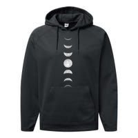 Phases Of The Moon Performance Fleece Hoodie