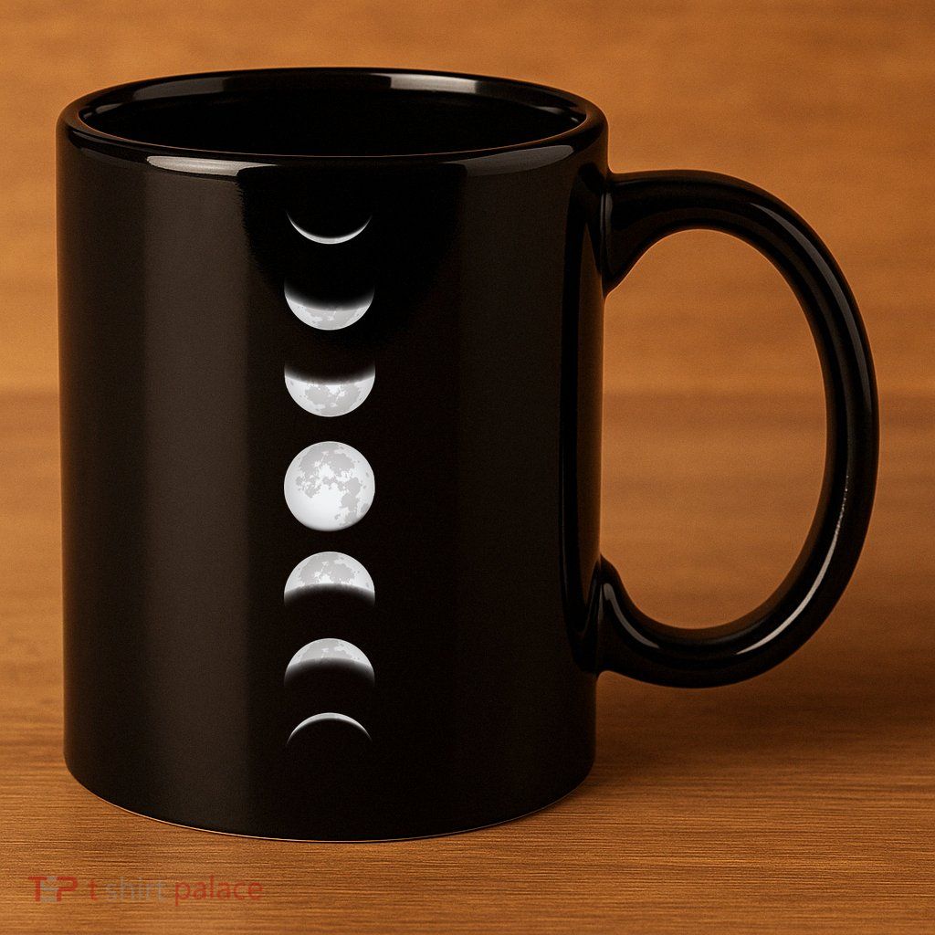 Phases Of The Moon 11oz C Handle Ceramic Mug