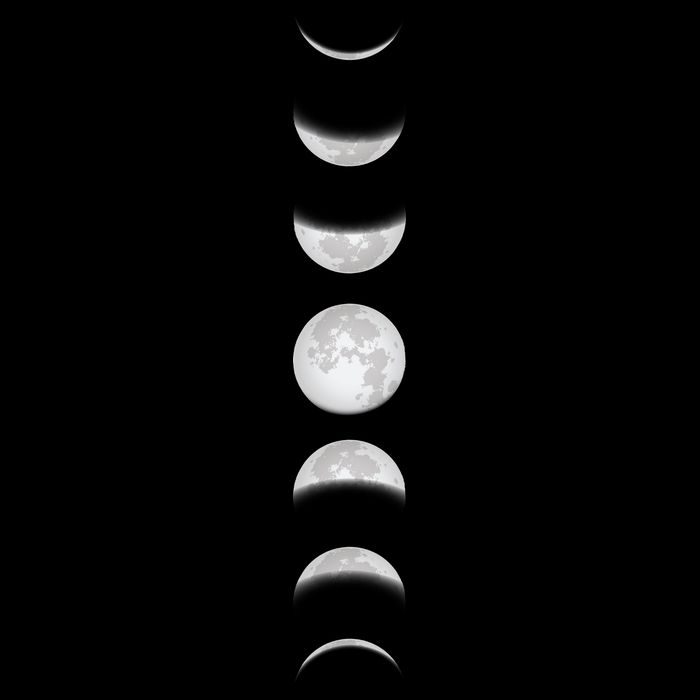 Phases Of The Moon Drawstring Bag