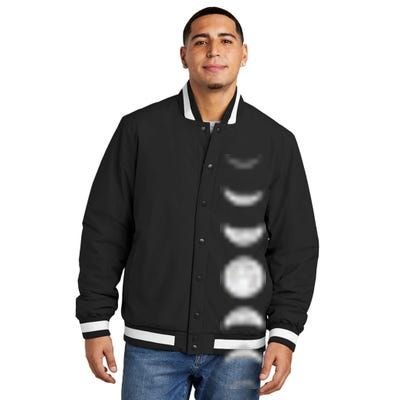 Phases Of The Moon Insulated Varsity Jacket