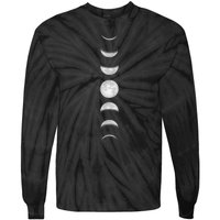 Phases Of The Moon Tie-Dye Long Sleeve Shirt