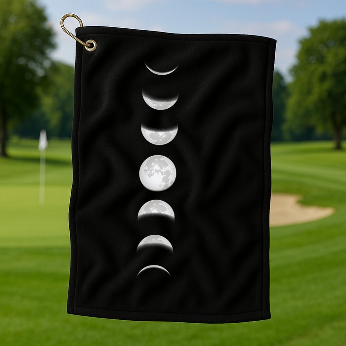 Phases Of The Moon Golf Towel