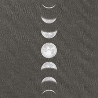 Phases Of The Moon Cotton Canvas Backpack