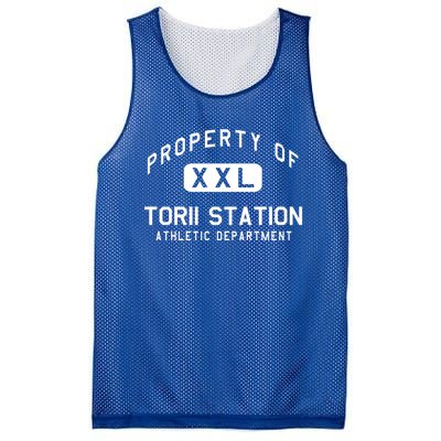 Property Of Torii Station Athletic Departt Gift Mesh Reversible Basketball Jersey Tank