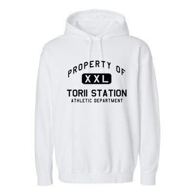 Property Of Torii Station Athletic Departt Gift Garment-Dyed Fleece Hoodie