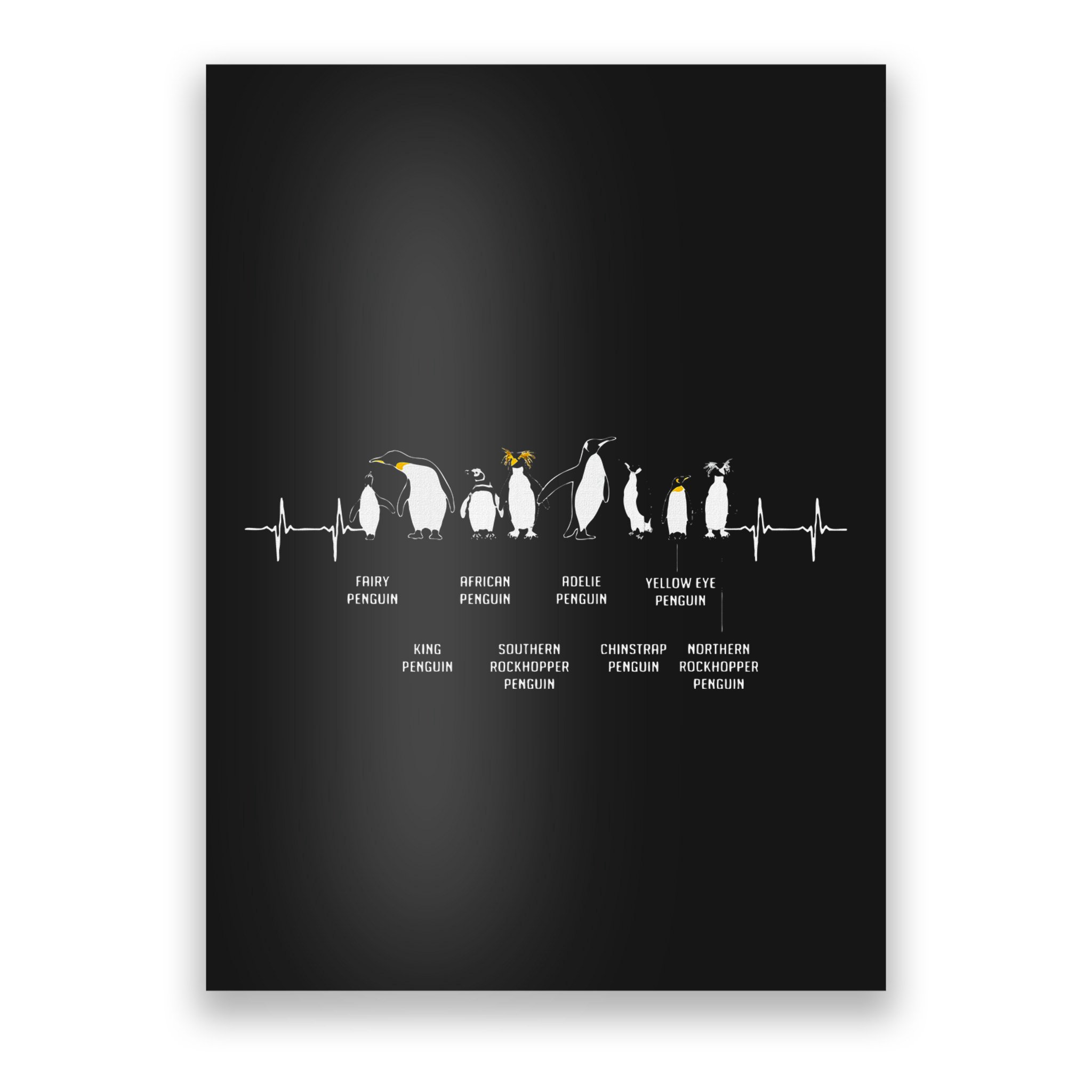 Penguins Of The World Antarctic Penguin Penguins Lover Poster