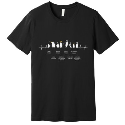 Penguins Of The World Antarctic Penguin Penguins Lover Premium T-Shirt