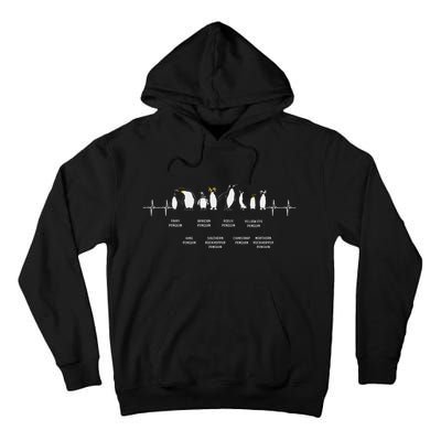 Penguins Of The World Antarctic Penguin Penguins Lover Tall Hoodie