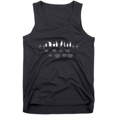 Penguins Of The World Antarctic Penguin Penguins Lover Tank Top
