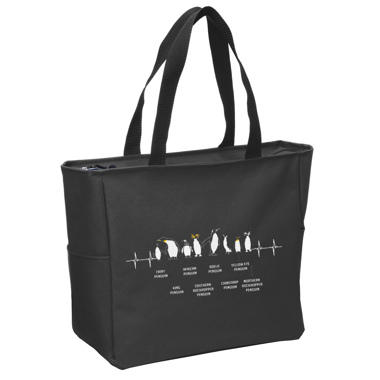 Penguins Of The World Antarctic Penguin Penguins Lover Zip Tote Bag
