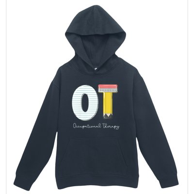 Pediatric Occupational Therapy Cute Pencil Back To School Urban Pullover Hoodie