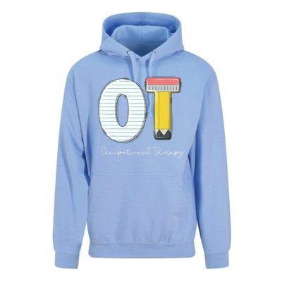 Pediatric Occupational Therapy Cute Pencil Back To School Unisex Surf Hoodie