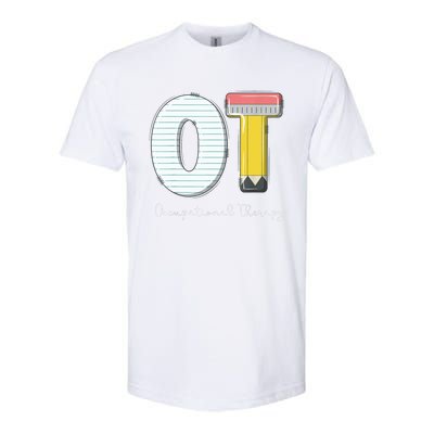 Pediatric Occupational Therapy Cute Pencil Back To School Softstyle CVC T-Shirt