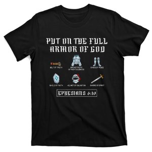 Put On The Full Armor Of God Funny Saying Christian T-Shirt