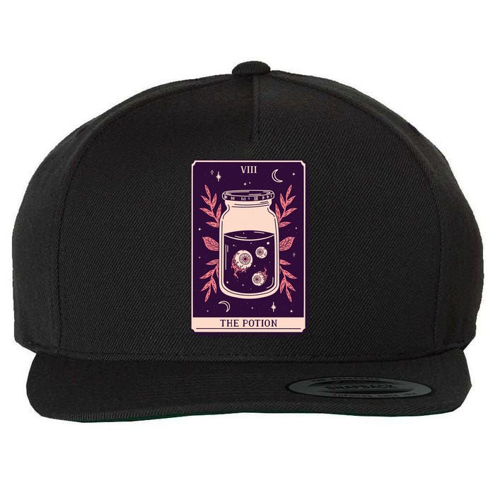 Potion Tarot Card Wool Snapback Cap