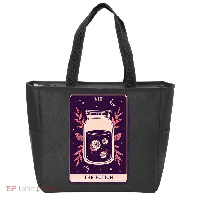 Potion Tarot Card Zip Tote Bag