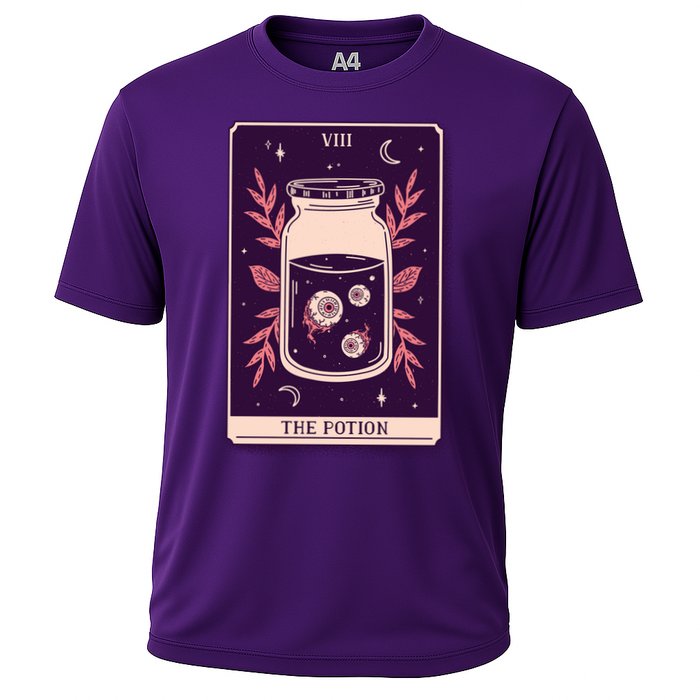Potion Tarot Card Cooling Performance Crew T-Shirt