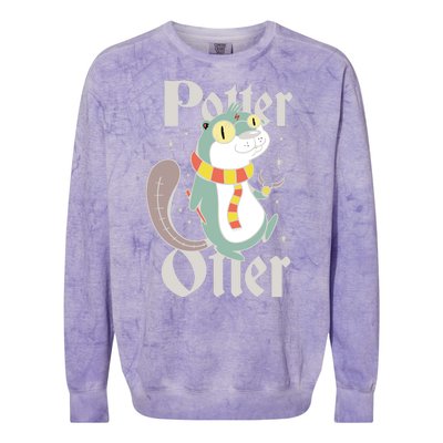 Potter Otter Colorblast Crewneck Sweatshirt