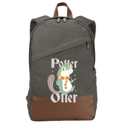 Potter Otter Cotton Canvas Backpack