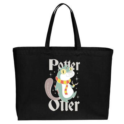 Potter Otter Cotton Canvas Jumbo Tote