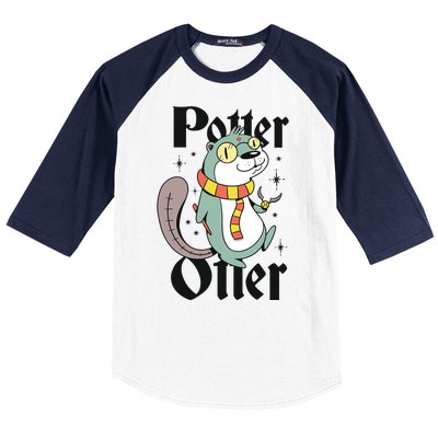 Potter Otter Baseball Sleeve Shirt