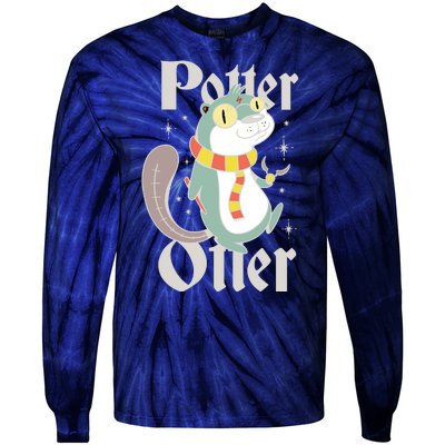 Potter Otter Tie-Dye Long Sleeve Shirt