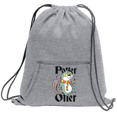 Potter Otter Sweatshirt Cinch Pack Bag