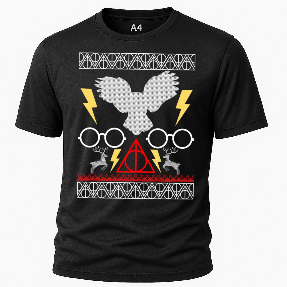 Potter Ugly Christmas Sweater Lighting Performance Shirt