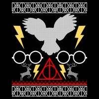 Potter Ugly Christmas Sweater Lighting Performance Shirt