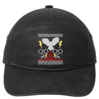 Potter Ugly Christmas Sweater Lighting 7-Panel Snapback Hat