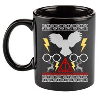 Potter Ugly Christmas Sweater Lighting 11oz C Handle Ceramic Mug