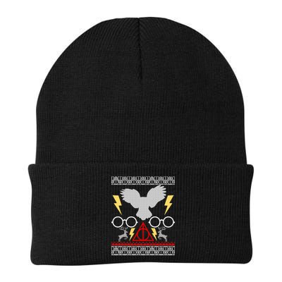 Potter Ugly Christmas Sweater Lighting Beanie