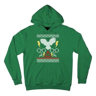 Potter Ugly Christmas Sweater Lighting Tall Hoodie