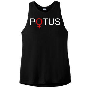 Potus Hillary Clinton Ladies PosiCharge Tri-Blend Wicking Tank