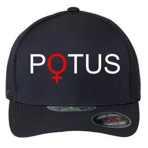 Potus Hillary Clinton Flexfit Unipanel Trucker Cap